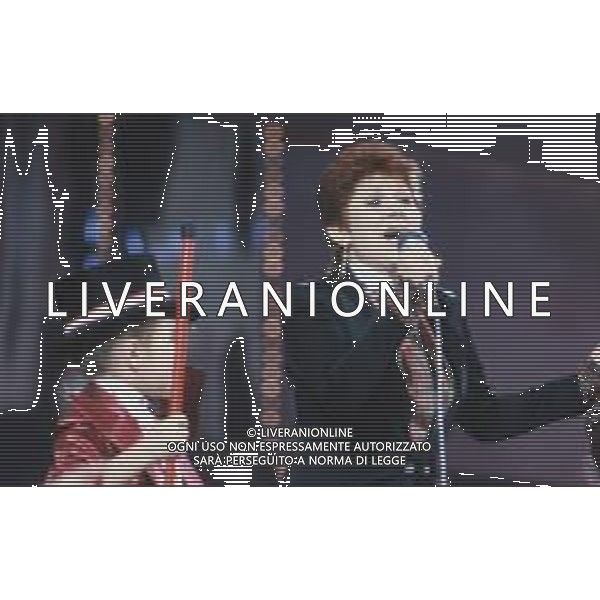 DIAP-RETROSPETTIVA ORIETTA BERTI CANTANTE NELLA FOTO ORIETTA BERTI AL FESTIVAL DI SANREMO NELL\'ANNO 1981 FOTO ENRICO LIVERANI-AG ALDO LIVERANI SAS  