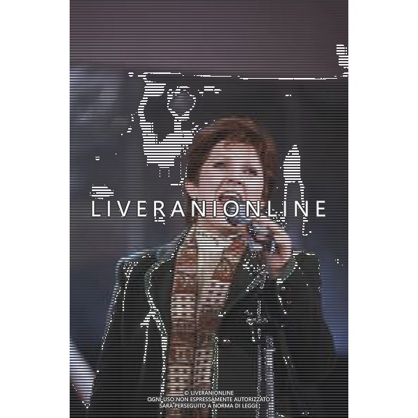 DIAP-RETROSPETTIVA ORIETTA BERTI CANTANTE NELLA FOTO ORIETTA BERTI AL FESTIVAL DI SANREMO NELL\'ANNO 1982 FOTO ENRICO LIVERANI-AG ALDO LIVERANI SAS