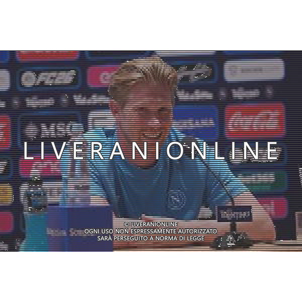 NAPOLI RITIRO PRECAMPIONATO DIMARO 19.07.2025 NELLA FOTO CONFERENZA STAMPA DI KEVIN DE BRUYNE FOTO MOSCA/AG. ALDO LIVERANI- AGENZIA ALDO LIVERANI SAS