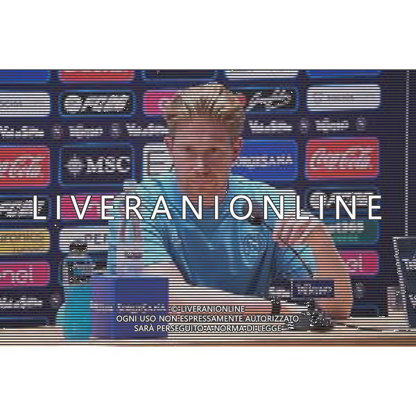 NAPOLI RITIRO PRECAMPIONATO DIMARO 19.07.2025 NELLA FOTO CONFERENZA STAMPA DI KEVIN DE BRUYNE FOTO MOSCA/AG. ALDO LIVERANI- AGENZIA ALDO LIVERANI SAS