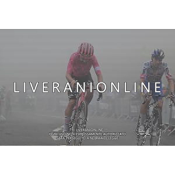 19-07-2025 Tour De France; Tappa 14 Pau - Superbagneres De Luchon; 2025, Ef Education - Easypost; 2025, Red Bull - Bora Hansgrohe; Healy, Ben; Roglic, Primoz; Superbagneres De Luchon; ©SIROTTI - AGENZIA ALDO LIVERANI SAS