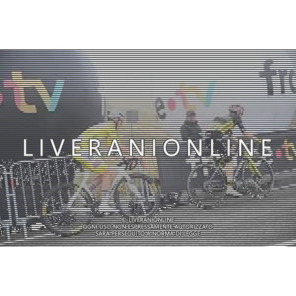 19-07-2025 Tour De France; Tappa 14 Pau - Superbagneres De Luchon; 2025, Visma - Lease A Bike; 2025, Uae Team Emirates - Xrg; Vingegaard, Jonas; Pogacar, Tadej; Superbagneres De Luchon; ©SIROTTI - AGENZIA ALDO LIVERANI SAS