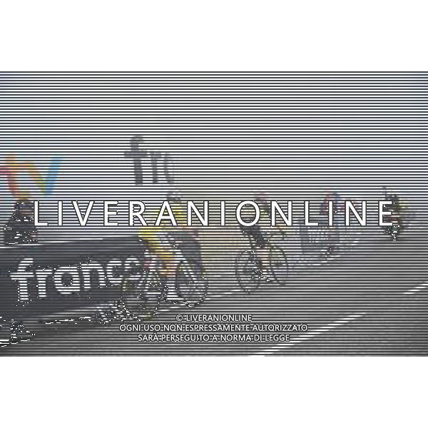 19-07-2025 Tour De France; Tappa 14 Pau - Superbagneres De Luchon; 2025, Visma - Lease A Bike; 2025, Uae Team Emirates - Xrg; Vingegaard, Jonas; Pogacar, Tadej; Superbagneres De Luchon; ©SIROTTI - AGENZIA ALDO LIVERANI SAS