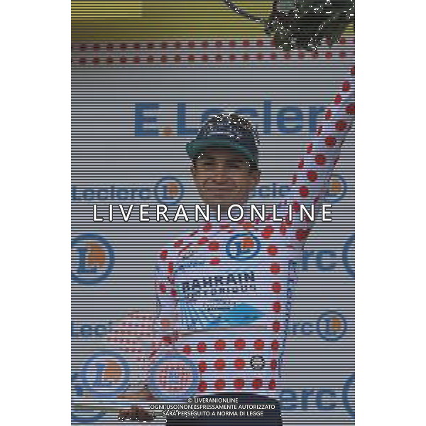 19-07-2025 Tour De France; Tappa 14 Pau - Superbagneres De Luchon; 2025, Bahrain - Victorious; Martinez, Lenny; Superbagneres De Luchon; ©SIROTTI - AGENZIA ALDO LIVERANI SAS