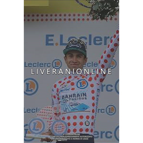 19-07-2025 Tour De France; Tappa 14 Pau - Superbagneres De Luchon; 2025, Bahrain - Victorious; Martinez, Lenny; Superbagneres De Luchon; ©SIROTTI - AGENZIA ALDO LIVERANI SAS