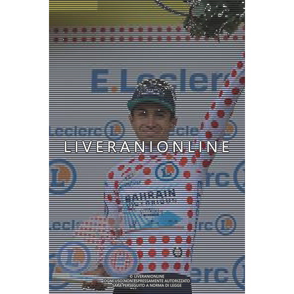19-07-2025 Tour De France; Tappa 14 Pau - Superbagneres De Luchon; 2025, Bahrain - Victorious; Martinez, Lenny; Superbagneres De Luchon; ©SIROTTI - AGENZIA ALDO LIVERANI SAS