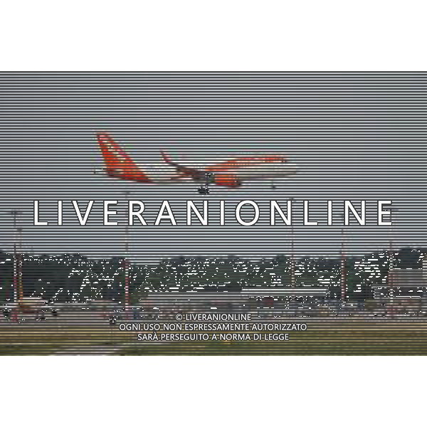 TVRCOR Aerei in partenza e in arrivo all’Aeroporto di Milano Malpensa (Ferno VA) 19-07-2025 Nella foto aereo easyJet foto Roberta Corradin/ag. Aldo Liverani sas/AGENZIA ALDO LIVERANI SAS