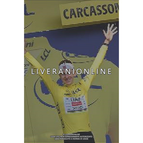 20-07-2025 Tour De France; Tappa 15 Muret - Carcassonne; 2025, Uae Team Emirates - Xrg; Pogacar, Tadej; Carcassonne; ©SIROTTI - AGENZIA ALDO LIVERANI SAS