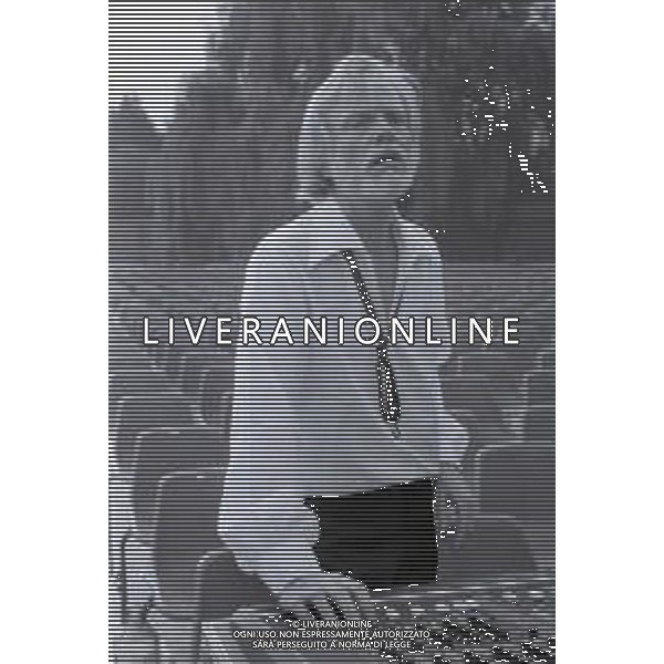 NEG-RETROSPETTIVA GERRY MULLIGAN JAZZ NELLA FOTO GERRY MULLIGAN A TORINO NELL\'ANNO 1982 AG ALDO LIVERANI SAS