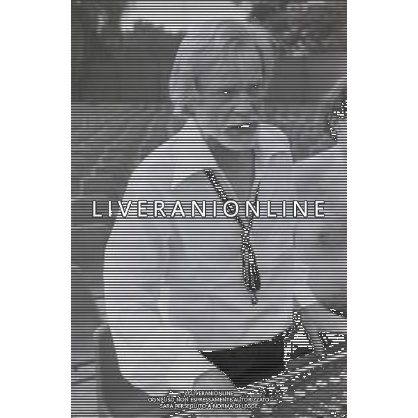 NEG-RETROSPETTIVA GERRY MULLIGAN JAZZ NELLA FOTO GERRY MULLIGAN A TORINO NELL\'ANNO 1982 AG ALDO LIVERANI SAS