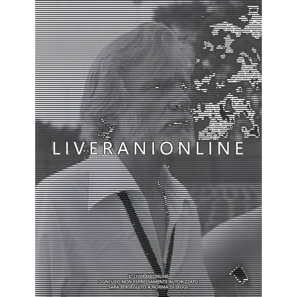NEG-RETROSPETTIVA GERRY MULLIGAN JAZZ NELLA FOTO GERRY MULLIGAN A TORINO NELL\'ANNO 1982 AG ALDO LIVERANI SAS