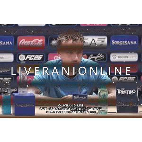 NAPOLI RITIRO PRECAMPIONATO CONFERENZA STAMPA NOA LANG DIMARO 20.07.2025 FOTO MOSCA/AG. ALDO LIVERANI- AGENZIA ALDO LIVERANI SAS