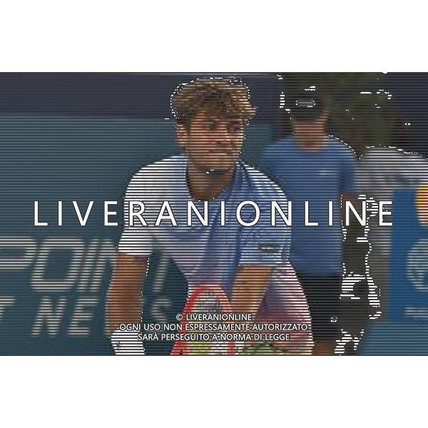 Flavio Cobolli durante la Hopman Cup 2025 Domenica 20 Luglio 2025 Bari - Fiera del Levante ©ANDREA ROSITO - AGENZIA ALDO LIVERANI SAS
