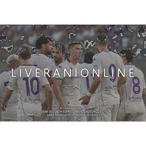 TVLS - Amichevole precampionato Fiorentina-Fiorentina Primavera, Viola Park Firenze 20.07.2025 nella foto Esultanza giocatori Fiorentina ¬©TVLS Lisa Guglielmi / Agenzia Aldo Liverani Sas