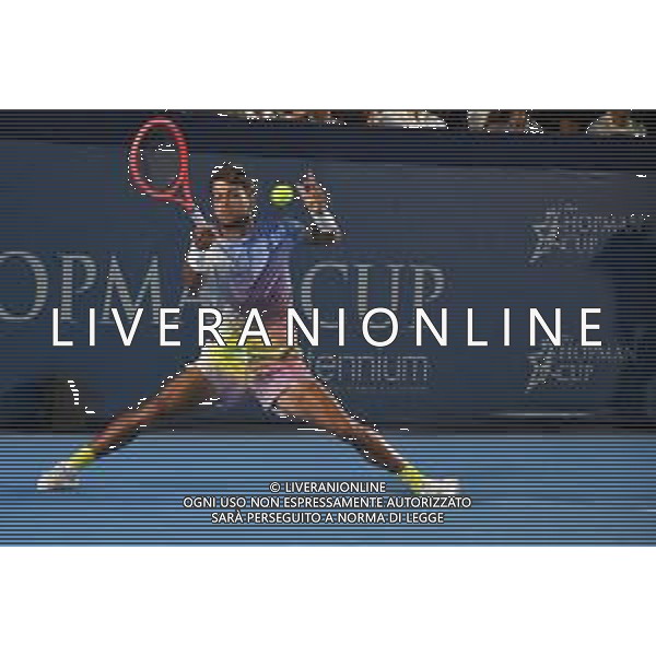 Flavio Cobolli durante la Hopman Cup 2025 Domenica 20 Luglio 2025 Bari - Fiera del Levante ©ANDREA ROSITO - AGENZIA ALDO LIVERANI SAS