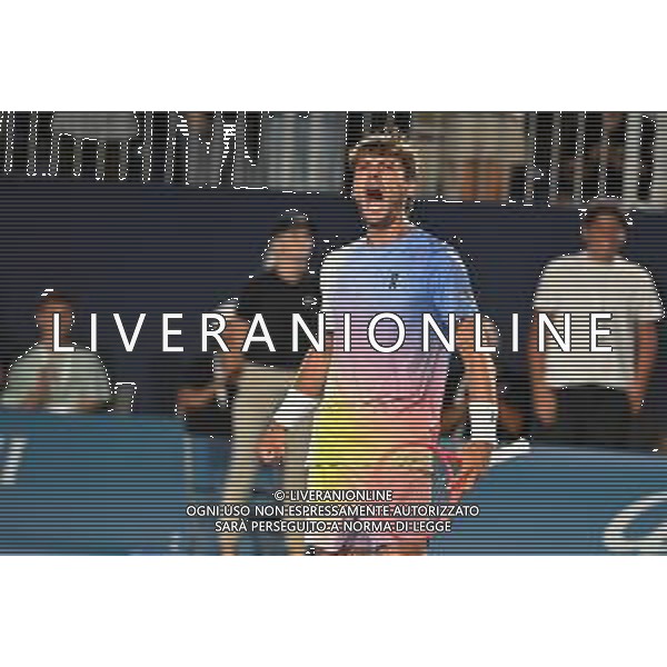Flavio Cobolli durante la Hopman Cup 2025 Domenica 20 Luglio 2025 Bari - Fiera del Levante ©ANDREA ROSITO - AGENZIA ALDO LIVERANI SAS