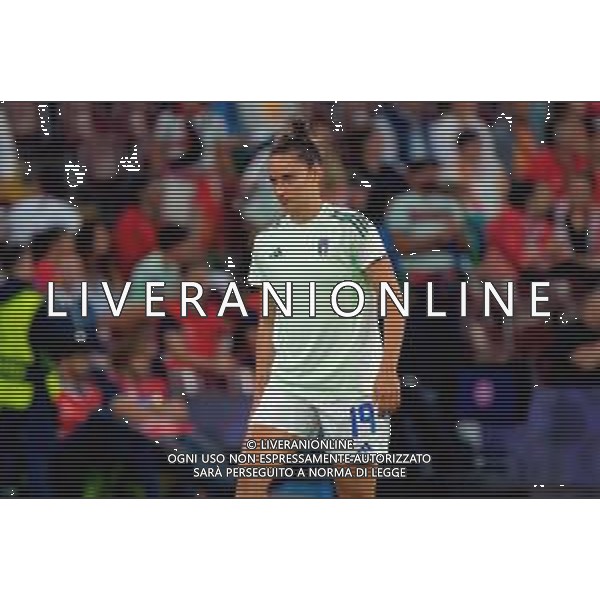 TVEM July 07, 2025 Geneva, Switzerland - Portugal vs Italy - Women\'s UEFA Euro 2025 - Stade de Geneve. In the pic: Martina Lenzini of Italy foto emmanuele mastrodonato-ag aldo liverani sas