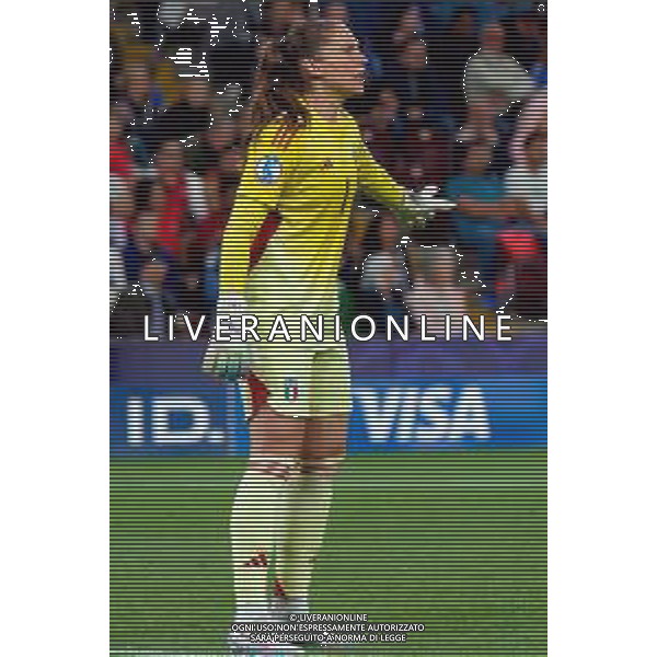 TVEM July 07, 2025 Geneva, Switzerland - Portugal vs Italy - Women\'s UEFA Euro 2025 - Stade de Geneve. In the pic: Laura Giuliani of Italy foto emmanuele mastrodonato-ag aldo liverani sas
