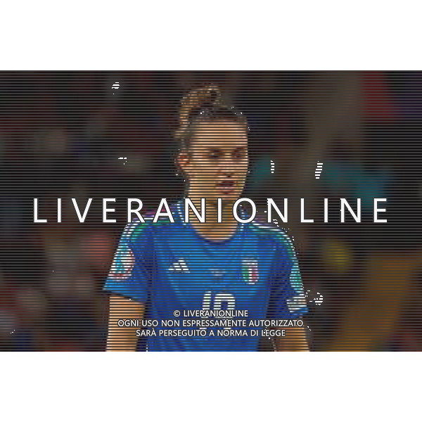 TVEM July 07, 2025 Geneva, Switzerland - Portugal vs Italy - Women\'s UEFA Euro 2025 - Stade de Geneve. In the pic: Martina Lenzini of Italy foto emmanuele mastrodonato-ag aldo liverani sas