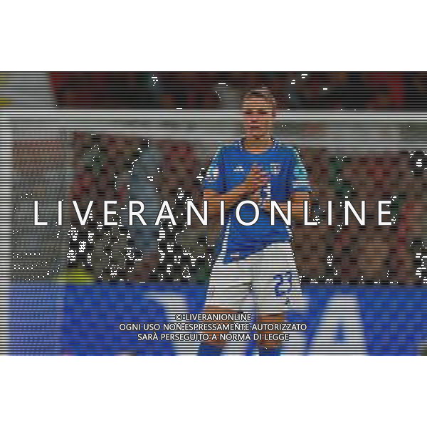 TVEM July 07, 2025 Geneva, Switzerland - Portugal vs Italy - Women\'s UEFA Euro 2025 - Stade de Geneve. In the pic: Cecilia Salvai of Italy foto emmanuele mastrodonato-ag aldo liverani sas