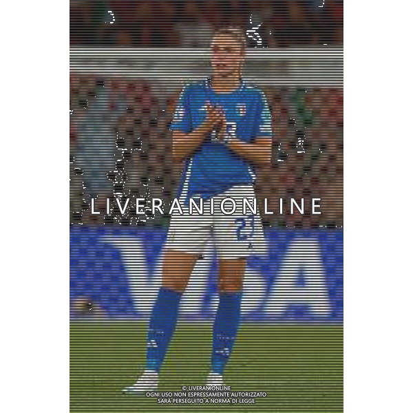 TVEM July 07, 2025 Geneva, Switzerland - Portugal vs Italy - Women\'s UEFA Euro 2025 - Stade de Geneve. In the pic: Cecilia Salvai of Italy foto emmanuele mastrodonato-ag aldo liverani sas