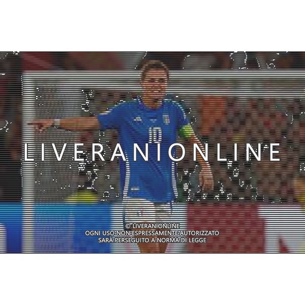 TVEM July 07, 2025 Geneva, Switzerland - Portugal vs Italy - Women\'s UEFA Euro 2025 - Stade de Geneve. In the pic: Cristiana Girelli of Italy foto emmanuele mastrodonato-ag aldo liverani sas
