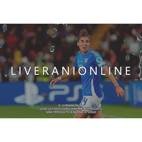 TVEM July 07, 2025 Geneva, Switzerland - Portugal vs Italy - Women\'s UEFA Euro 2025 - Stade de Geneve. In the pic: Valentina Bergamaschi of Italy foto emmanuele mastrodonato-ag aldo liverani sas