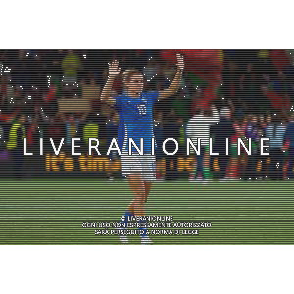 TVEM July 07, 2025 Geneva, Switzerland - Portugal vs Italy - Women\'s UEFA Euro 2025 - Stade de Geneve. In the pic: Cristiana Girelli of Italy foto emmanuele mastrodonato-ag aldo liverani sas