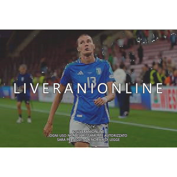 TVEM July 07, 2025 Geneva, Switzerland - Portugal vs Italy - Women\'s UEFA Euro 2025 - Stade de Geneve. In the pic: Julie Piga of Italy foto emmanuele mastrodonato-ag aldo liverani sas