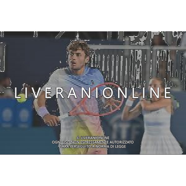 Flavio Cobolli durante la Hopman Cup 2025 Domenica 20 Luglio 2025 Bari - Fiera del Levante ©ANDREA ROSITO - AGENZIA ALDO LIVERANI SAS
