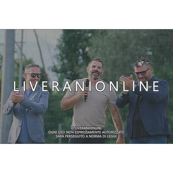 Sergio Pellissier Presidente onorario e direttore sportivo del ChievoVerona, Pietro La Terza presidente del ChievoVerona e Luigi Tavernise vice presidente del ChievoVerona Presentazione squadra e primo allenamento ChievoVerona Chievo 19-07-2025 Bottagisio sports center foto Ricky Monteiro Martins/Agenzia Liverani sas - AGENZIA ALDO LIVERANI SAS