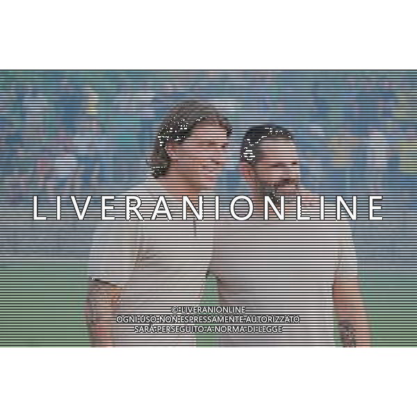 Sergio Pellissier Presidente onorario e direttore sportivo del ChievoVerona e Alberto Paloschi giocatore del ChievoVerona Presentazione squadra e primo allenamento ChievoVerona Chievo 19-07-2025 Bottagisio sports center foto Ricky Monteiro Martins/Agenzia Liverani sas- AGENZIA ALDO LIVERANI SAS