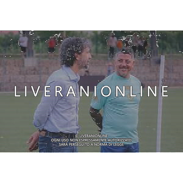 Damiano Tommasi sindaco di Verona e Riccardo Allegretti allenatore del ChievoVerona Presentazione squadra e primo allenamento ChievoVerona Chievo 19-07-2025 Bottagisio sports center foto Ricky Monteiro Martins/Agenzia Liverani sas- AGENZIA ALDO LIVERANI SAS