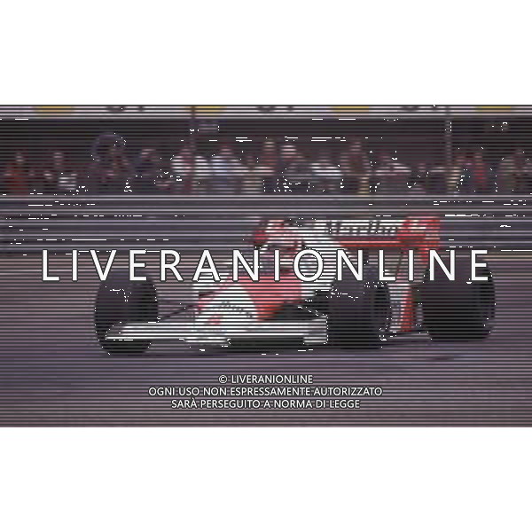 DIAP-RETROSPETTIVA NIKI LAUDA PILOTA F1 NELLA FOTO NIKI LAUDA NELL\'ANNO 1984 AG ALDO LIVERANI SAS