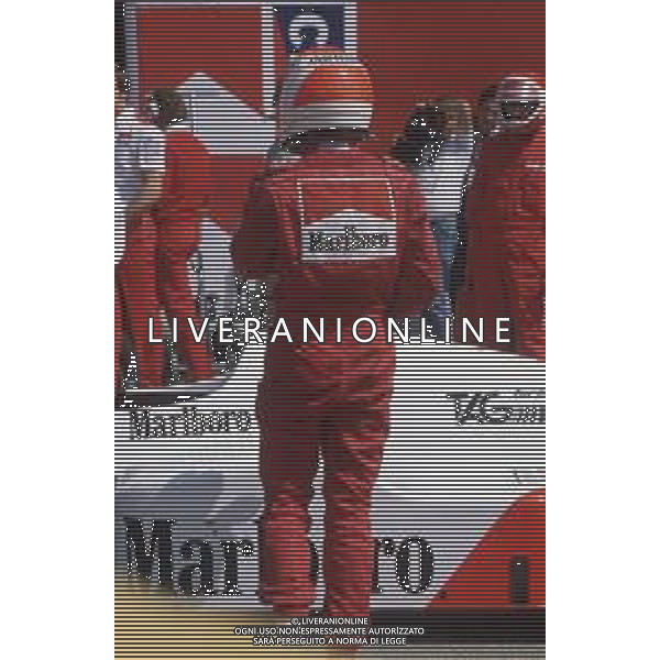 DIAP-RETROSPETTIVA NIKI LAUDA PILOTA F1 NELLA FOTO NIKI LAUDA NELL\'ANNO 1984 AG ALDO LIVERANI SAS
