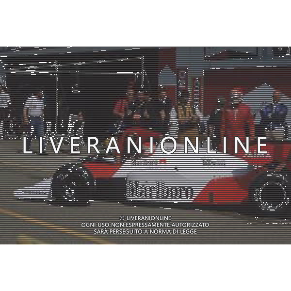 DIAP-RETROSPETTIVA NIKI LAUDA PILOTA F1 NELLA FOTO NIKI LAUDA NELL\'ANNO 1984 AG ALDO LIVERANI SAS