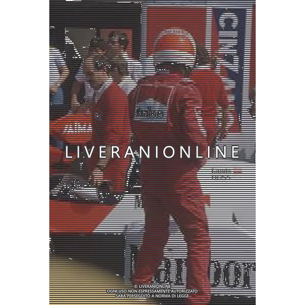 DIAP-RETROSPETTIVA NIKI LAUDA PILOTA F1 NELLA FOTO NIKI LAUDA NELL\'ANNO 1984 AG ALDO LIVERANI SAS
