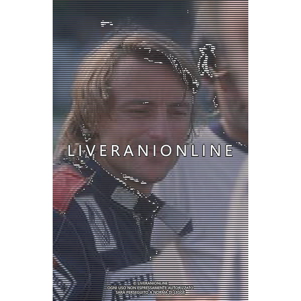 DIAP-RETROSPETTIVA RENE\' ARNOUX PILOTA F1 NELLA FOTO RENE\' ARNOUX NELL\'ANNO 1983 AG ALDO LIVERANI SAS