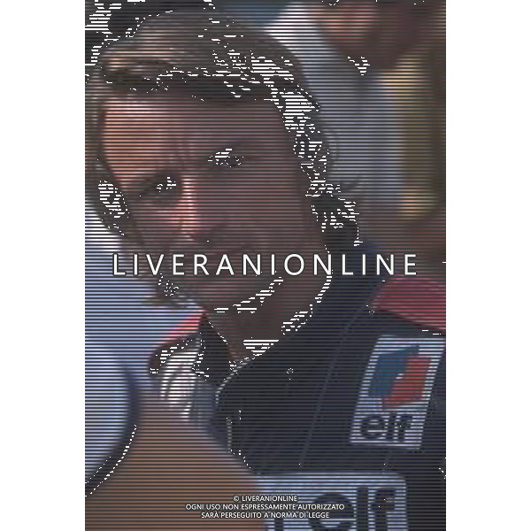 DIAP-RETROSPETTIVA RENE\' ARNOUX PILOTA F1 NELLA FOTO RENE\' ARNOUX NELL\'ANNO 1983 AG ALDO LIVERANI SAS