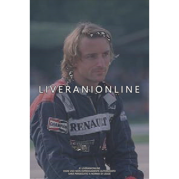 DIAP-RETROSPETTIVA RENE\' ARNOUX PILOTA F1 NELLA FOTO RENE\' ARNOUX NELL\'ANNO 1983 AG ALDO LIVERANI SAS