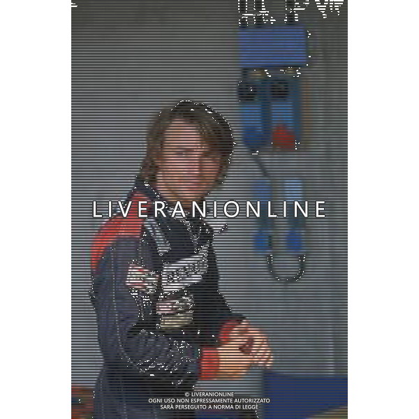 DIAP-RETROSPETTIVA RENE\' ARNOUX PILOTA F1 NELLA FOTO RENE\' ARNOUX NELL\'ANNO 1983 AG ALDO LIVERANI SAS
