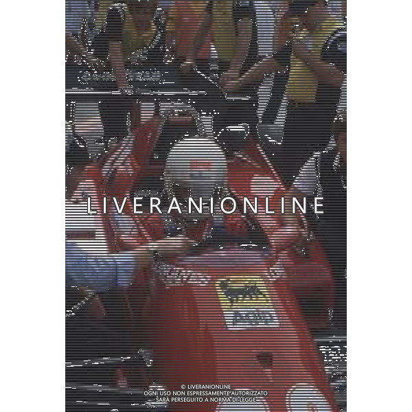 DIAP-RETROSPETTIVA RENE\' ARNOUX PILOTA F1 NELLA FOTO RENE\' ARNOUX NELL\'ANNO 1984 AG ALDO LIVERANI SAS
