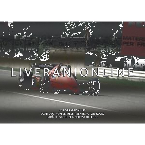 DIAP-RETROSPETTIVA RENE\' ARNOUX PILOTA F1 NELLA FOTO RENE\' ARNOUX NELL\'ANNO 1984 AG ALDO LIVERANI SAS