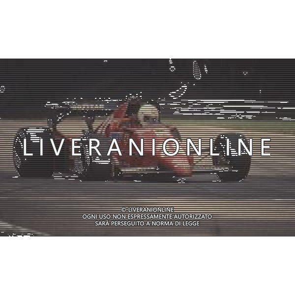 DIAP-RETROSPETTIVA RENE\' ARNOUX PILOTA F1 NELLA FOTO RENE\' ARNOUX NELL\'ANNO 1984 AG ALDO LIVERANI SAS