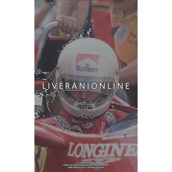 DIAP-RETROSPETTIVA RENE\' ARNOUX PILOTA F1 NELLA FOTO RENE\' ARNOUX NELL\'ANNO 1984 AG ALDO LIVERANI SAS