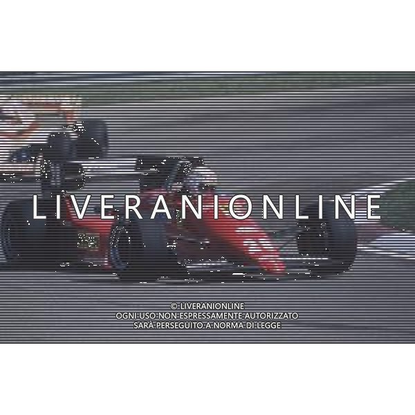 DIAP-RETROSPETTIVA RENE\' ARNOUX PILOTA F1 NELLA FOTO RENE\' ARNOUX NELL\'ANNO 1984 AG ALDO LIVERANI SAS