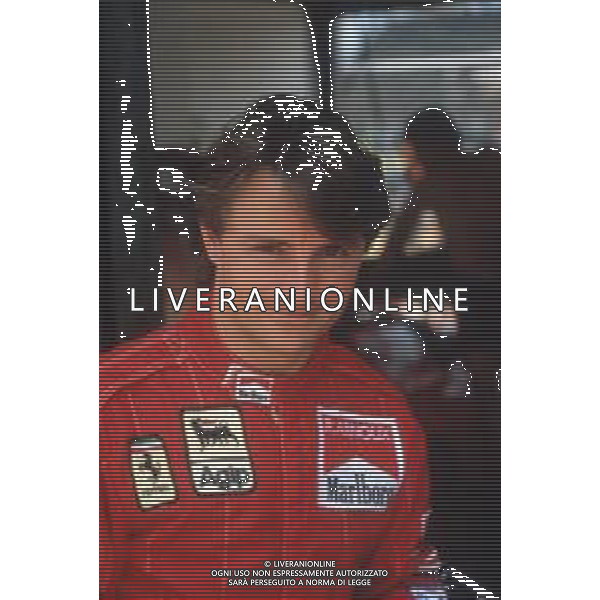 DIAP-RETROSPETTIVA RENE\' ARNOUX PILOTA F1 NELLA FOTO RENE\' ARNOUX NELL\'ANNO 1984 AG ALDO LIVERANI SAS