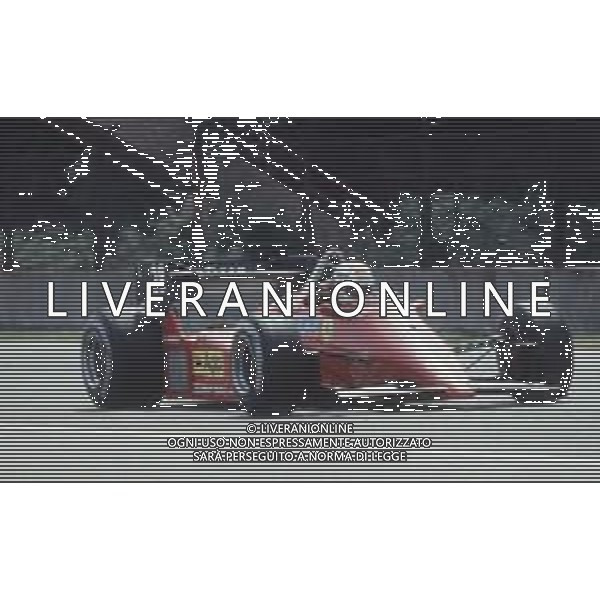 DIAP-RETROSPETTIVA RENE\' ARNOUX PILOTA F1 NELLA FOTO RENE\' ARNOUX NELL\'ANNO 1984 AG ALDO LIVERANI SAS