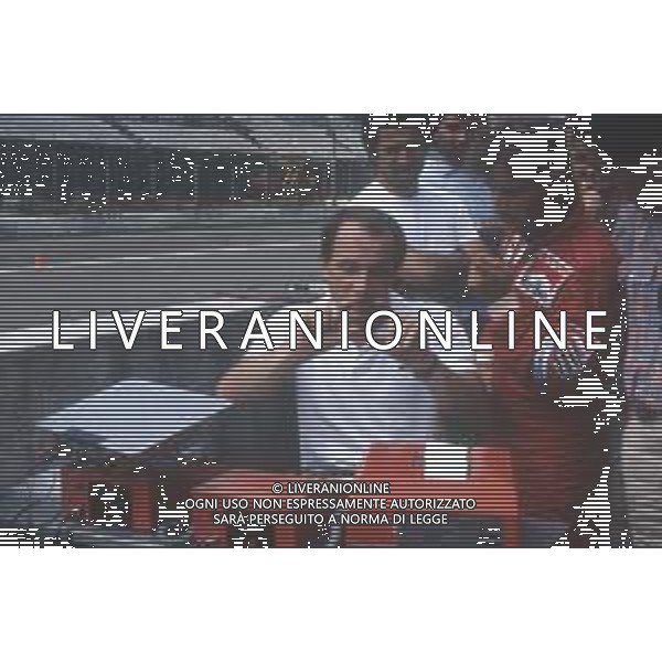 DIAP-RETROSPETTIVA RENE\' ARNOUX PILOTA F1 NELLA FOTO RENE\' ARNOUX NELL\'ANNO 1984 AG ALDO LIVERANI SAS