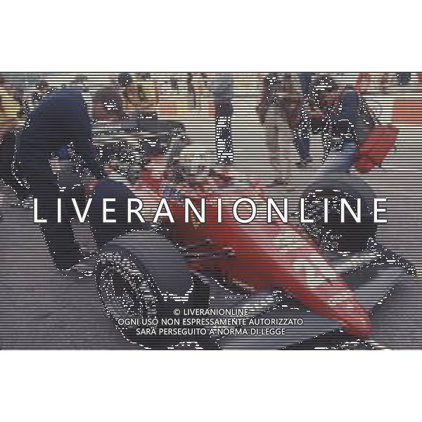 DIAP-RETROSPETTIVA RENE\' ARNOUX PILOTA F1 NELLA FOTO RENE\' ARNOUX NELL\'ANNO 1984 AG ALDO LIVERANI SAS